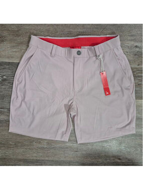 Men's REDVANLY Flat Front Shorts M Light Pink